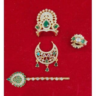 AD Jewellery set for Size 2 Laddu Gopal Ji