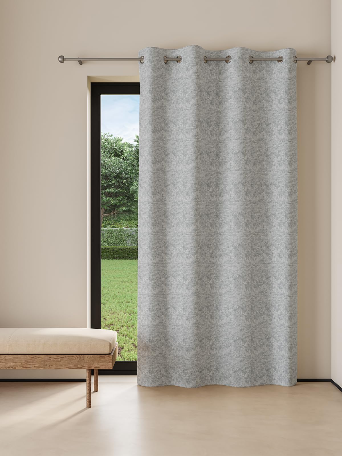 DDECOR - 100% PolyesterPlains And Textures PatternDoor 7 Ft|135 CM X 225 CM| -