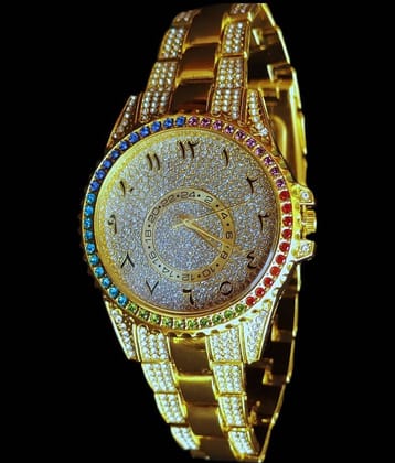 Renaissance Traders Gold Metal Analog Men's Watch