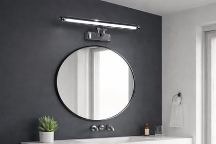 SPARKWORLD LED Picture Light 6W Warm White | Adjustable Wall Mounted Painting Light | Chrome Finish Wall Lamp (LX776WL) | Colour: LX776WL|6W|PB