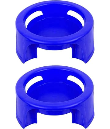 FIT4CHEF Blue Polypropylene Matka Stand ( Pack of 2 )