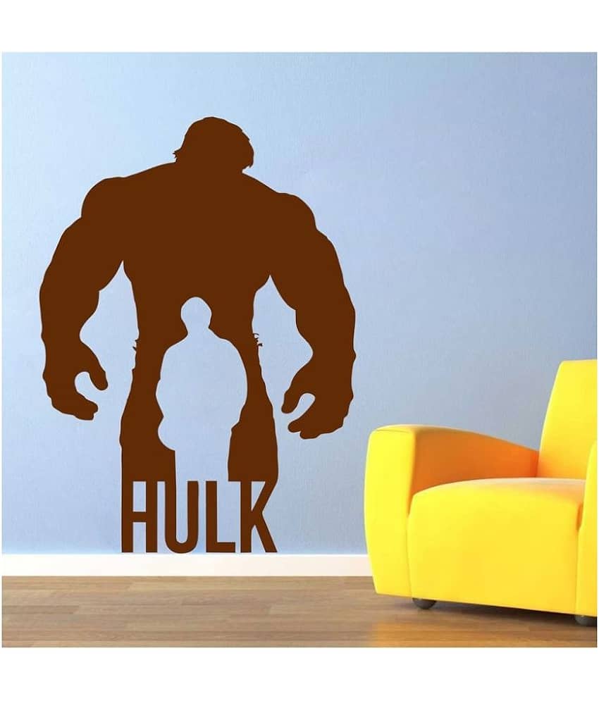 Decor Villa The Hulk PVC Wall Stickers