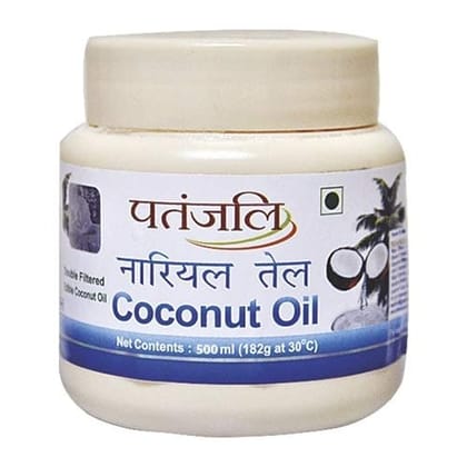 Patanjali Coconut Oil Jar, 500 ml - Patanjali Coconut Oil Jar, 500 ml