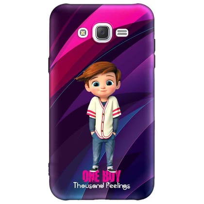 One Boy Thousand Feeligs Samsung J7 Premium Embossed Mobile cover