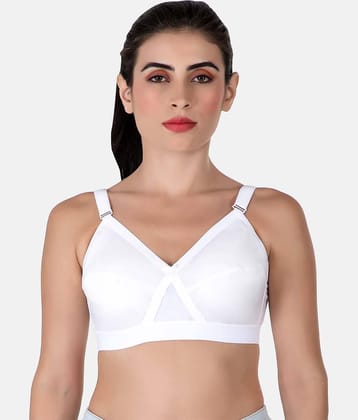 Eve's Beauty Cotton Women's Minimizer Bra ( White )