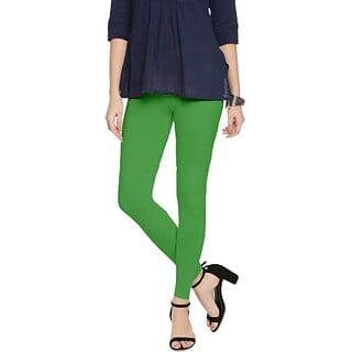 SHE PURE LUXURY WEAR Ankle Length  Ethnic Wear Legging  (Green, Solid)