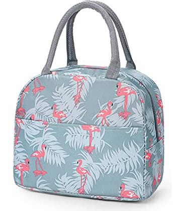 House Of Quirk - Grey Polyester Lunch Bag