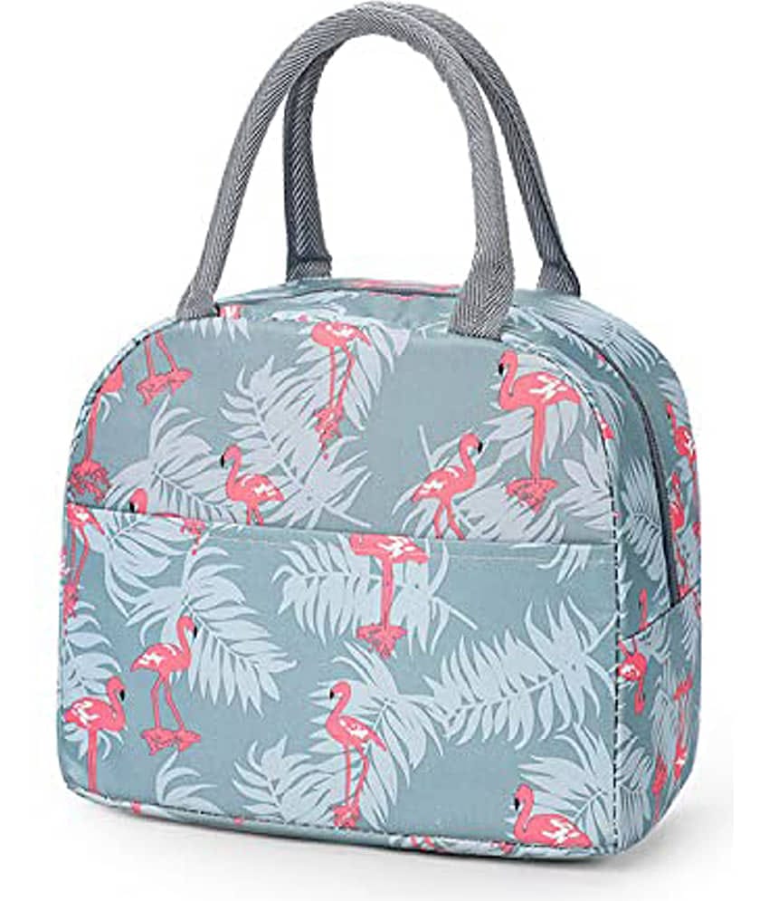 House Of Quirk - Grey Polyester Lunch Bag
