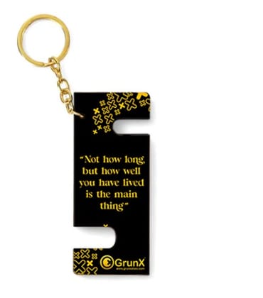 Pushpa - Keychain Stand For Smartphones With Life Quotes # 13