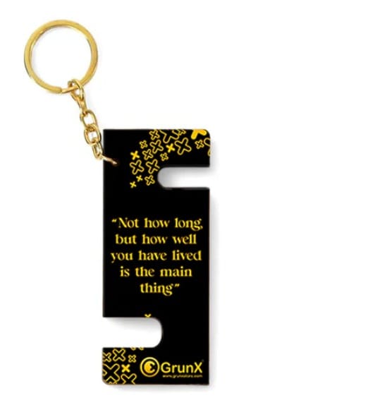 Pushpa - Keychain Stand For Smartphones With Life Quotes # 13