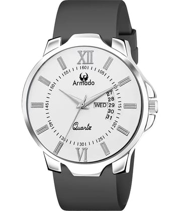 Armado Black Silicon Analog Men's Watch