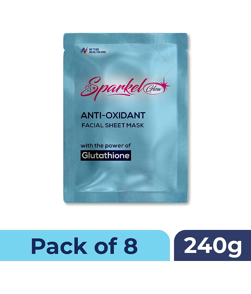Sparkel - Radiant Glow Mask For All Skin Type ( Pack of 8 )