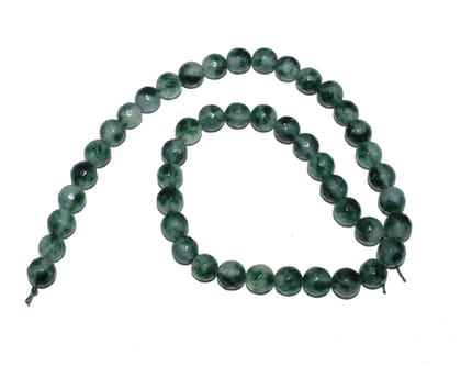 Gemstone Faceted Round Fire Agate Loose Beads , (8 MM) , ZSUE-032-1 String  in 47 Pcs / 8 MM
