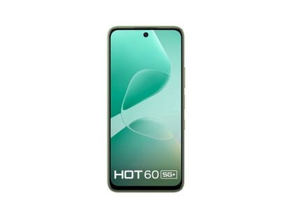 Infinix HOT 60 5G Smartphone (6GB RAM, 128GB), 90FPS Gaming, One-Tap AI Button - Tundra Green