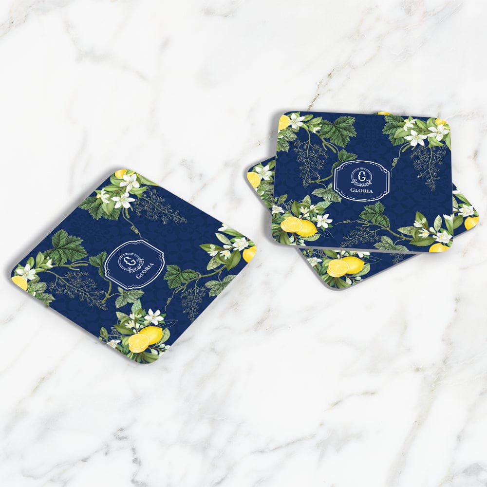 Lemon Grove  Coasters-Navy