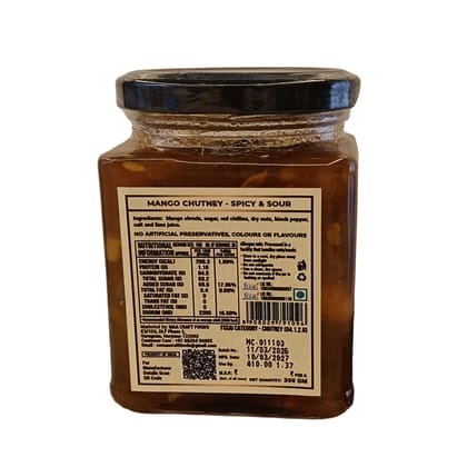 Maa Craft Authentic Himachali Mango Chutney, Spicy and Sour, No Artificial Preservatives, 300 gm
