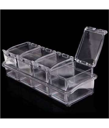 ND BROTHERS Crystal Spice Box Acrylic Spice Container Set of 1 200 mL