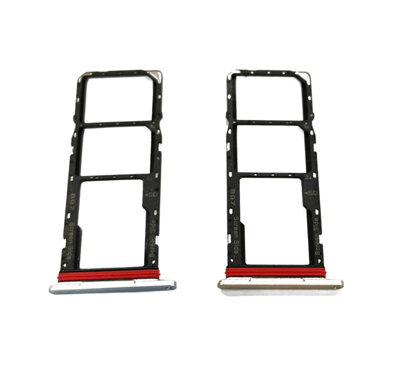Sim Card Holder Tray for Tecno Spark 20C Black-White