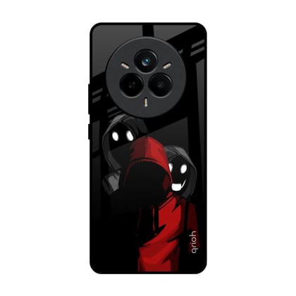 Shadow Character Glass Case for Realme 14 Pro 5G