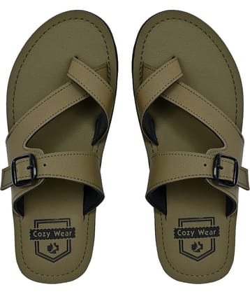 Cozy Wear Olive Men's Daily Slipper