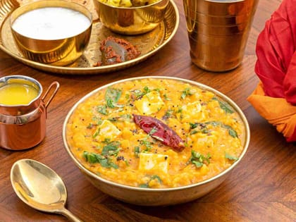 Palak paneer khichdi