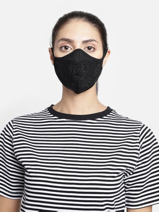 PUNK MASK-Onesize / Black