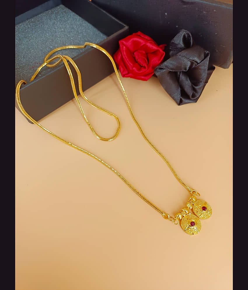 JIPPA Golden Mangalsutra ( Pack of 1 )