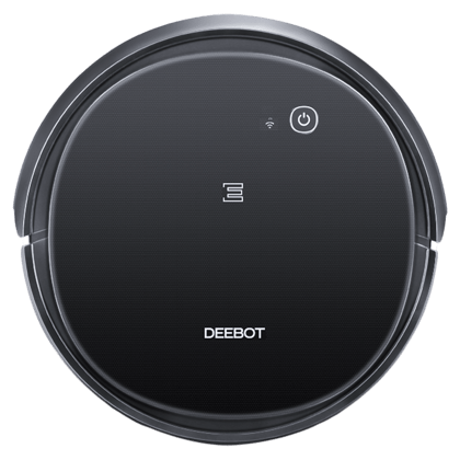 ECOVACS Deebot 25 Watts Robotic Vacuum Cleaner (520 ml, DEEBOT500, Black)*(open box product)