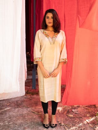 Makhmali Kurta-M