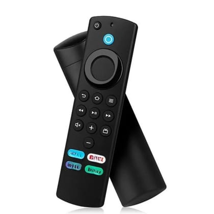 Replacement Voice Remote Control for Amazon Fire TV Stick (3rd Gen with Case) for Easy Navigation, Pack of 1, Black.