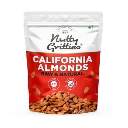 Nutty Gritties 100% Natural California Almonds, 200 gm