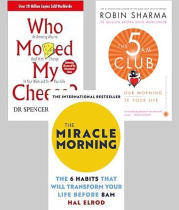 Who Moved My Cheese? + 5 Ma Club + The Miracle Morning