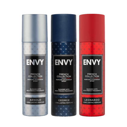 ENVY Arnold + George + Leonardo Deodorant Combo -360ml