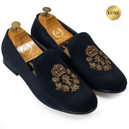 The Kingsman Slipons (Black - Limited Edition #GoldBottom)-EU 40 / UK 6 / Black