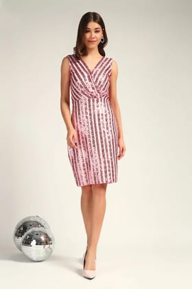 Starry Queen Pink Nights Dress-XS