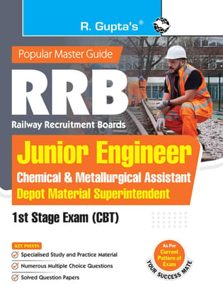 RRB: Junior Engineer / Chemical & Metallurgical Assistant / Depot Material Superintendent ' 1st Stage Exam (CBT) Guide [Paperback] [Aug 22, 2024] RPH Editorial Board