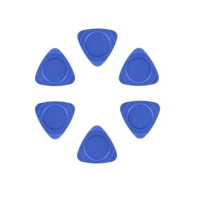 30 Pieces Triangle Plastic Opening Pry Tool for iPhone Mobile Phone LCD Screen Case Removal Guitar Pick