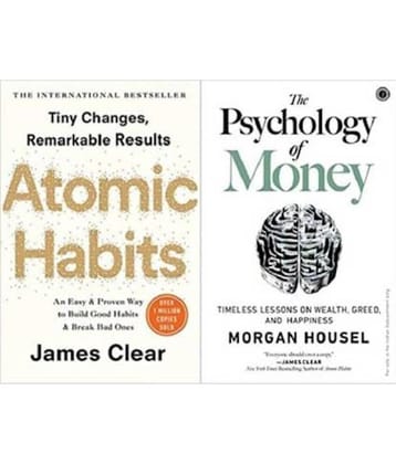 Atomic Habits & The Psychology Of Money Paperback English Combo Book
