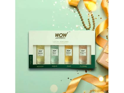 WOW Skin Science Eau De Parfum Kit for Her Four-Scent Fragrance Wardrobe 4X20ml