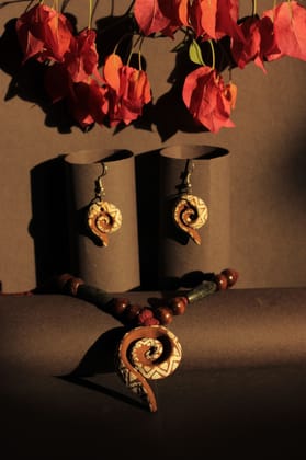Tisser Black Warli Clay Jewellery – Premium Handcrafted Eco-Friendly Product