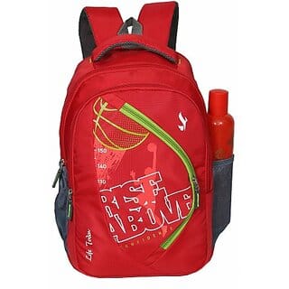 Life Today School Bags / College Bags for Boys and Girls | Backpack / Daypack Waterproof Backpack (Red, 25 L)