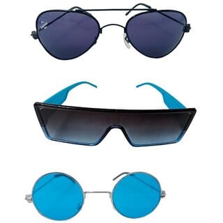FOREVER 99 Kids Boy and Girls sunglasses U V protected stylish combo pack of 3 Fit age 2-10 year