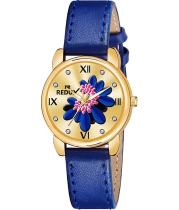 Redux Leather Round Womens Watch