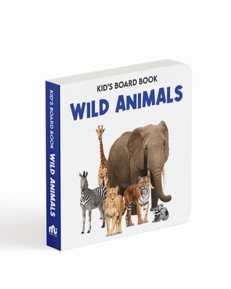 Kids Board Book Wild Animals Kids Board Book Wild Animals
