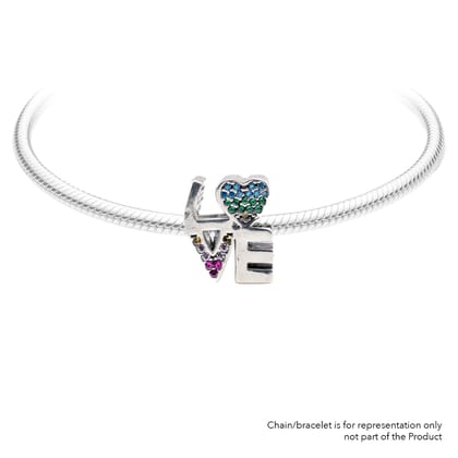 Love Letter| 925 Silver charms for Bracelets / Chain-Free / Silver / Modern