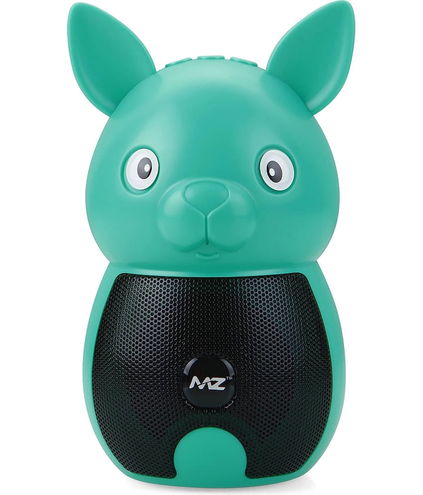 MZ M2 5 W Bluetooth Speaker Bluetooth V 5.0 with SD card Slot Playback Time 6 hrs Green