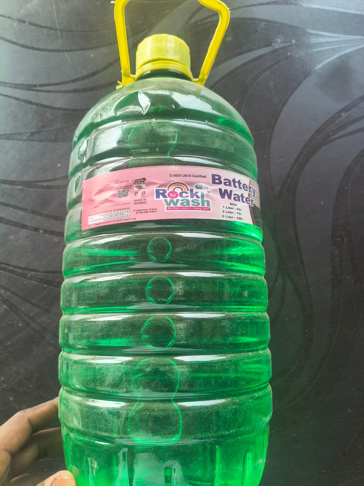 Rock Wash Battery Water (5 Liter)