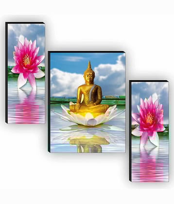 Saf Buddha religious modern art MDF Painting Without Frame