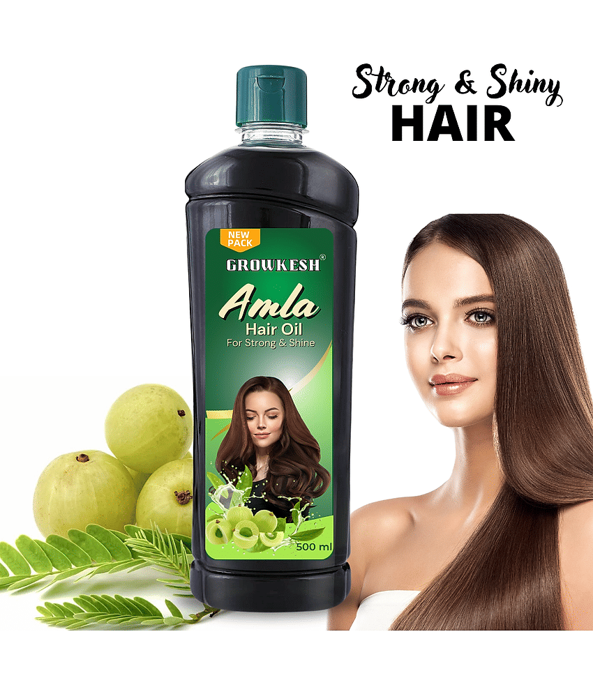 Growkesh Hair Growth Amla Oil 500 ml ( Pack of 1 )