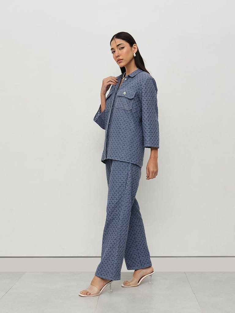 Schiffli Co-ord Set